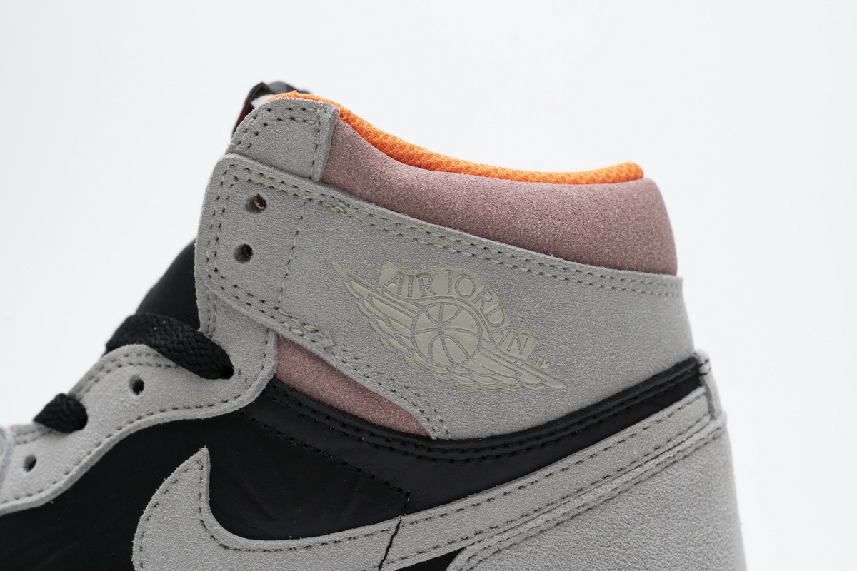 Nike Air Jordan 1 Retro Grey Crimson 555088 018 25 - www.kickbulk.cc