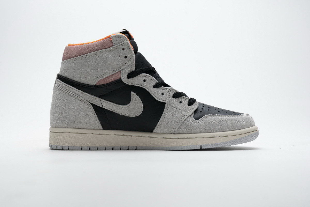 Nike Air Jordan 1 Retro Grey Crimson 555088 018 9 - www.kickbulk.cc