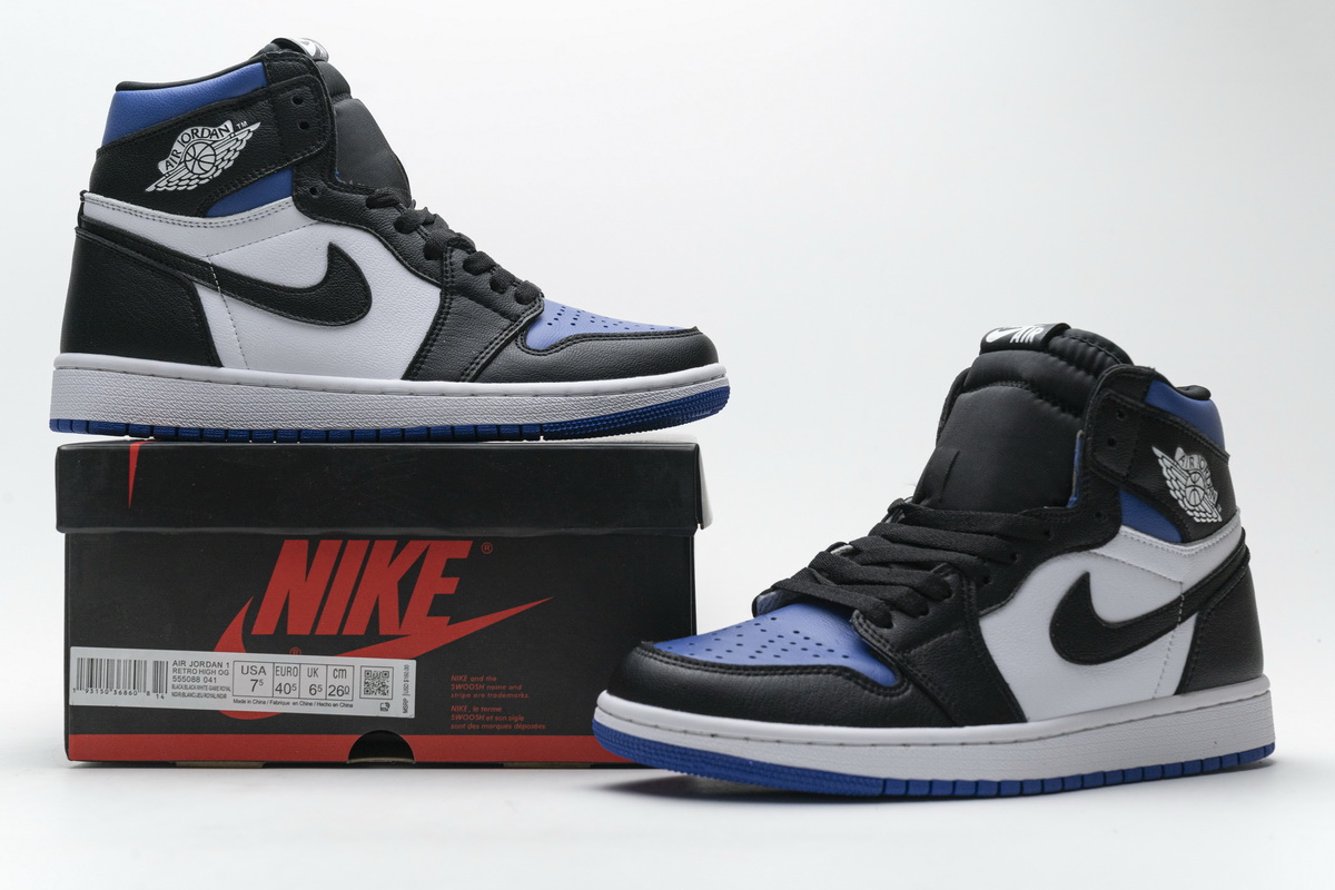 Nike Air Jordan 1 Retro High Og Royal Toe 555088 041 10 - www.kickbulk.cc