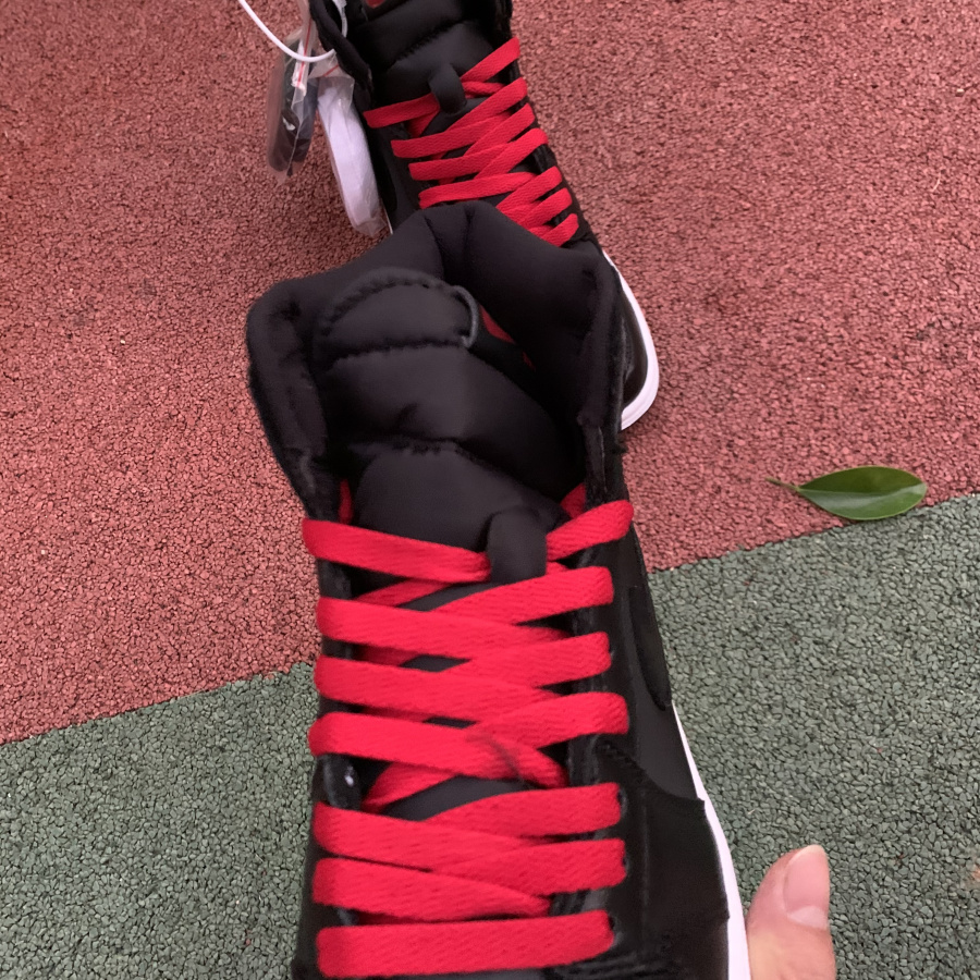 Nike Air Jordan 1 Retro High Og Black Gym Red 555088 060 12 - www.kickbulk.cc