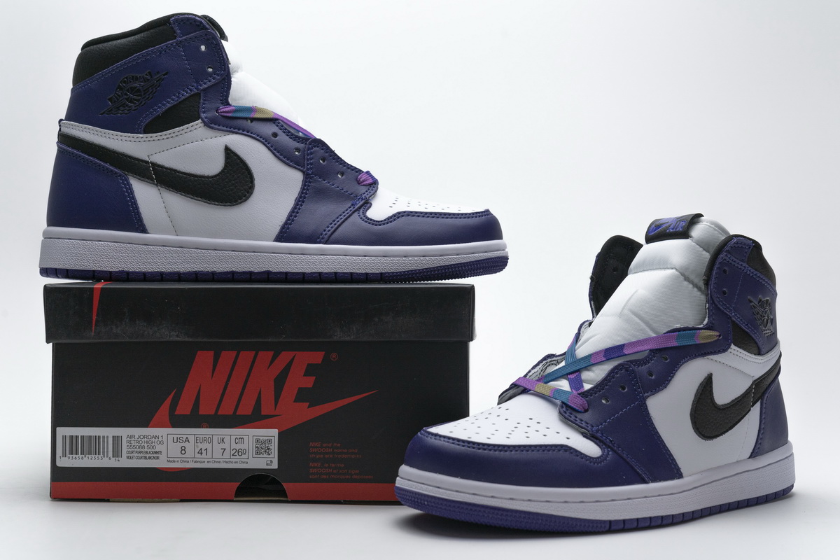 Nike Air Jordan 1 Retro High Og Court Purple 20 555088 500 13 - www.kickbulk.cc