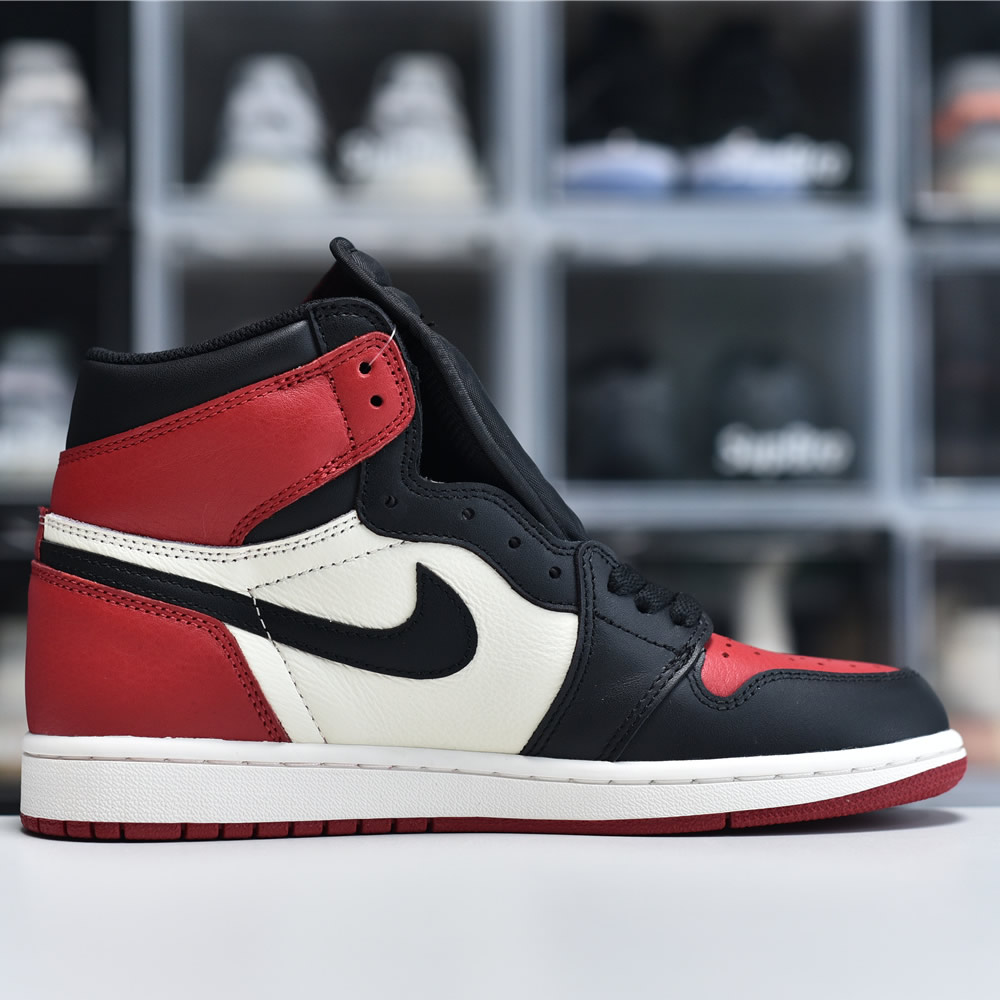 Nike Air Jordan 1 Retro High Og Red Black White Men Sneakers 555088 610 5 - www.kickbulk.cc