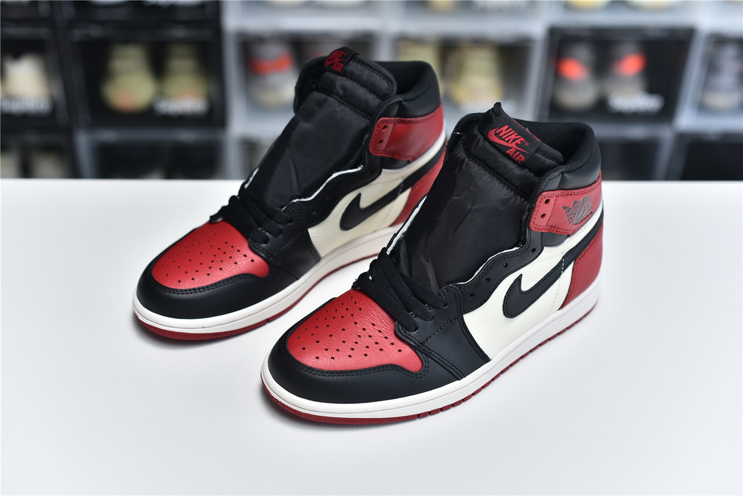 Nike Air Jordan 1 Retro High Og Red Black White Men Sneakers 555088 610 Kickbulk 8 - www.kickbulk.cc