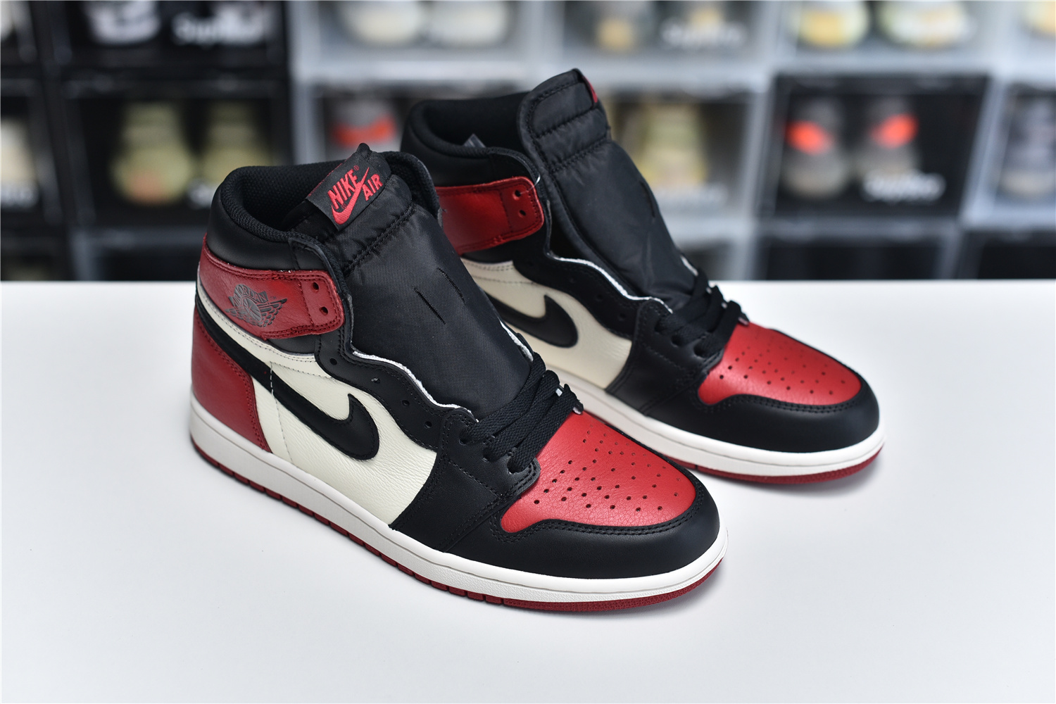 Nike Air Jordan 1 Retro High Og Red Black White Men Sneakers 555088 610 Kickbulk 9 - www.kickbulk.cc