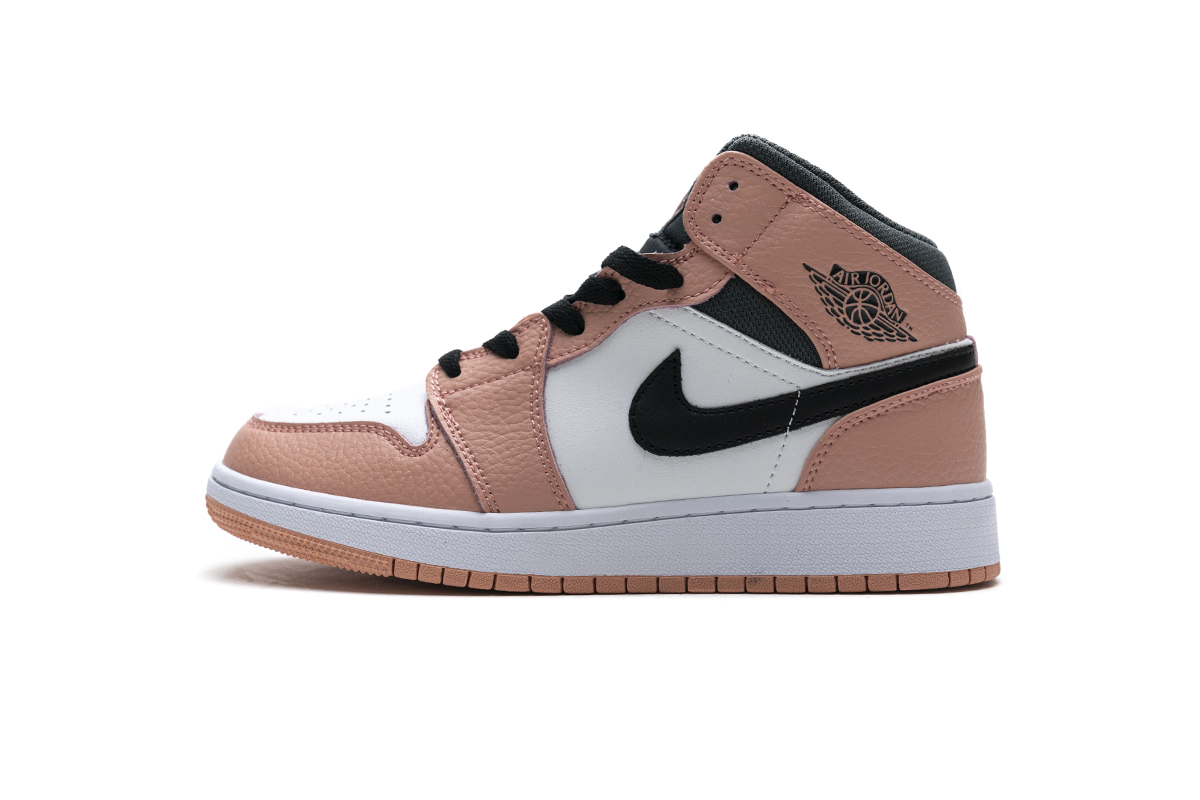 Nike Air Jordan 1 Mid Gs Pink Quartz 555112 603 14 - www.kickbulk.cc