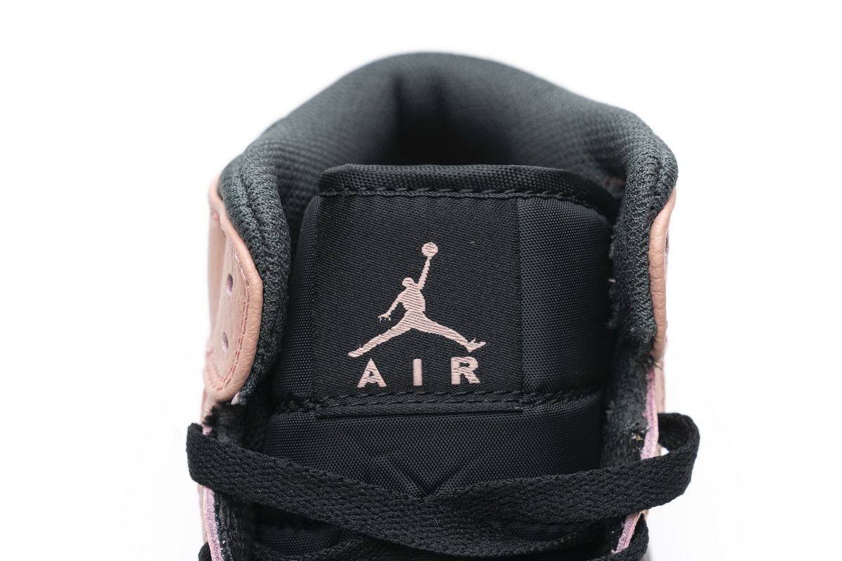 Nike Air Jordan 1 Mid Gs Pink Quartz 555112 603 25 - www.kickbulk.cc