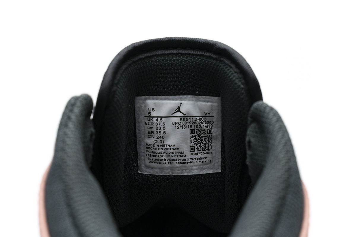 Nike Air Jordan 1 Mid Gs Pink Quartz 555112 603 27 - www.kickbulk.cc