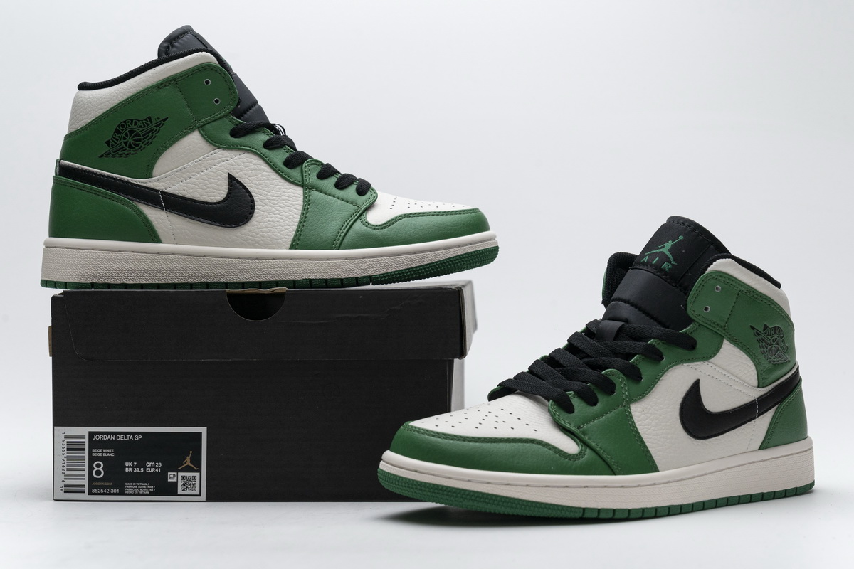 Nike Air Jordan 1 Mid Pine Green 852542 301 12 - www.kickbulk.cc