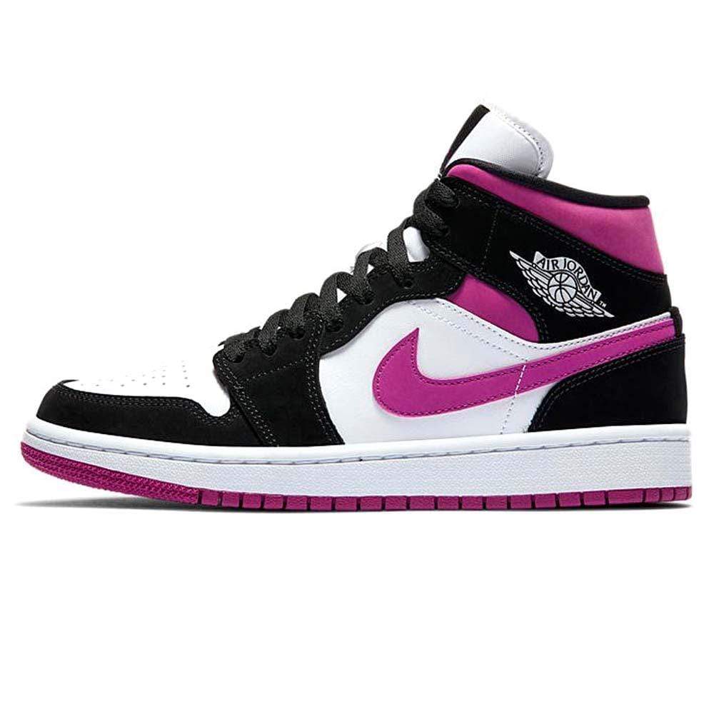 Nike Air Jordan 1 Wmns Mid Black Cactus Flower Bq6472 005 1 - www.kickbulk.cc