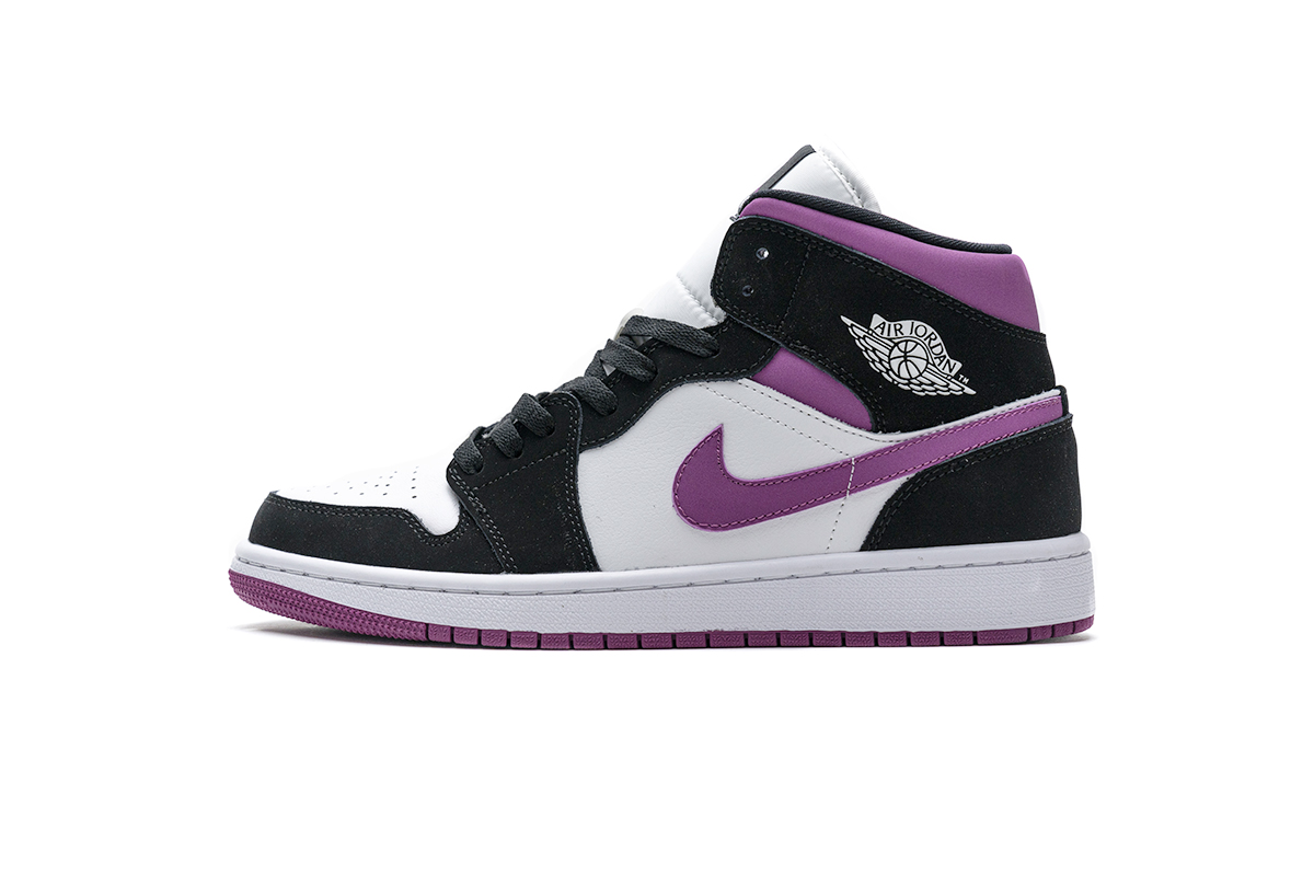 Nike Air Jordan 1 Wmns Mid Black Cactus Flower Bq6472 005 10 - www.kickbulk.cc