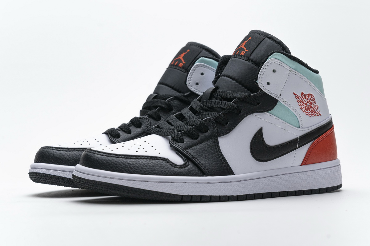 Air Jordan 1 Mid Gs Red Mint Bq6931 100 6 - www.kickbulk.cc