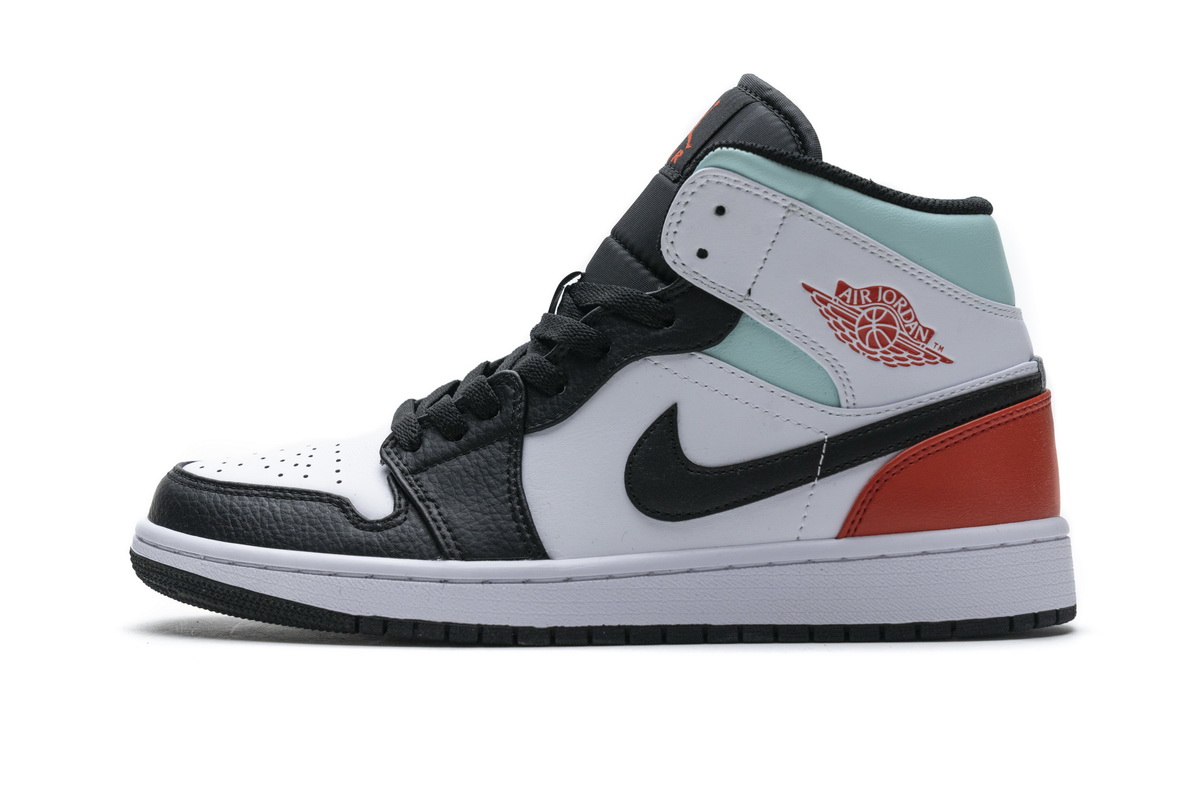 Air Jordan 1 Mid Gs Red Mint Bq6931 100 7 - www.kickbulk.cc