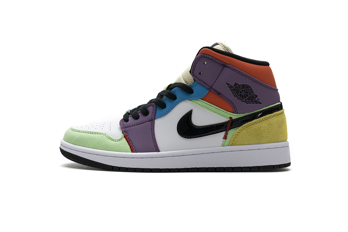 Nike Air Jordan 1 Mid Se Multi Colour W Cw1140 100 13 - www.kickbulk.cc