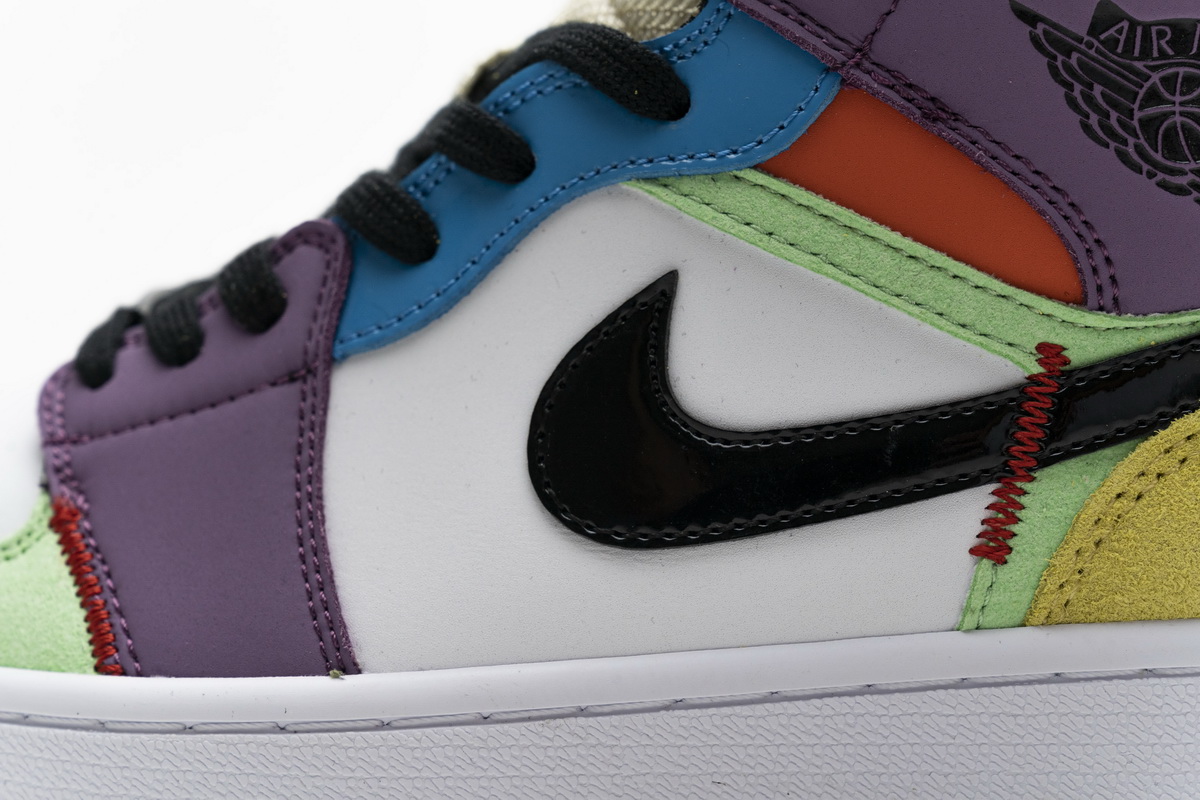 Nike Air Jordan 1 Mid Se Multi Colour W Cw1140 100 18 - www.kickbulk.cc