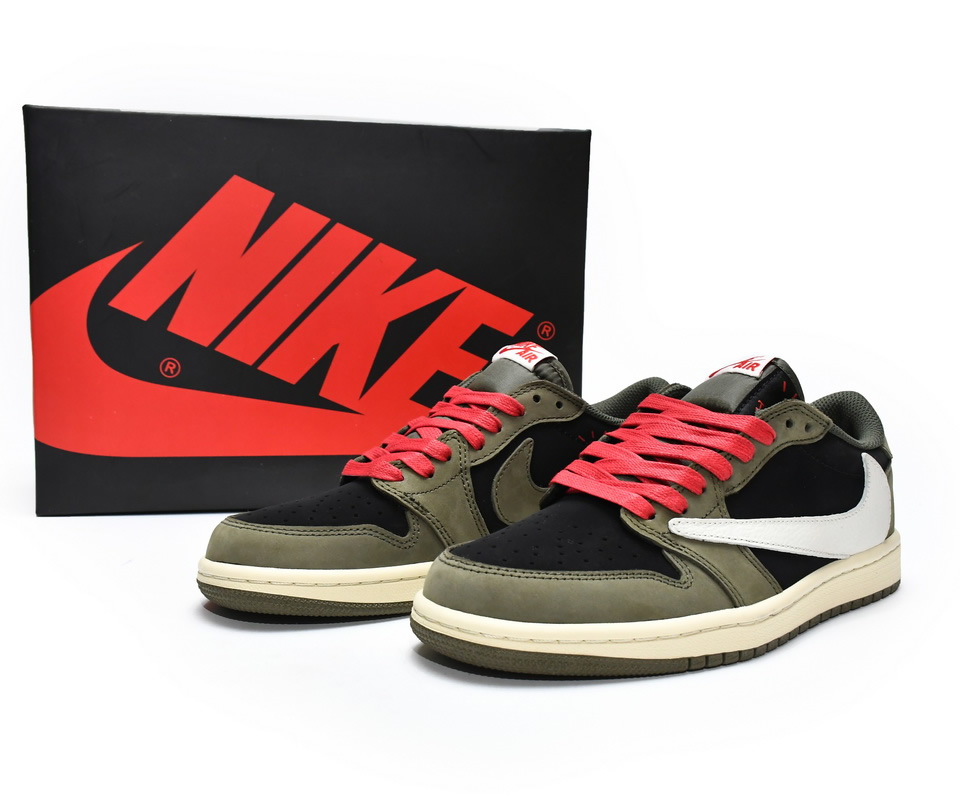 Travis Scott Air Jordan 1 Low Dark Green Dm7866 196 4 - www.kickbulk.cc