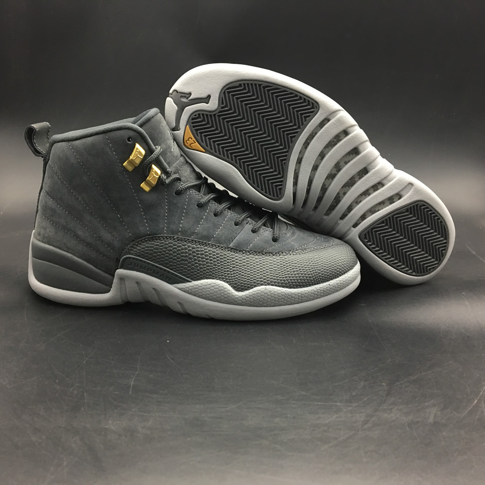 Nike Air Jordan 12 Dark Grey 130690 005 12 - www.kickbulk.cc