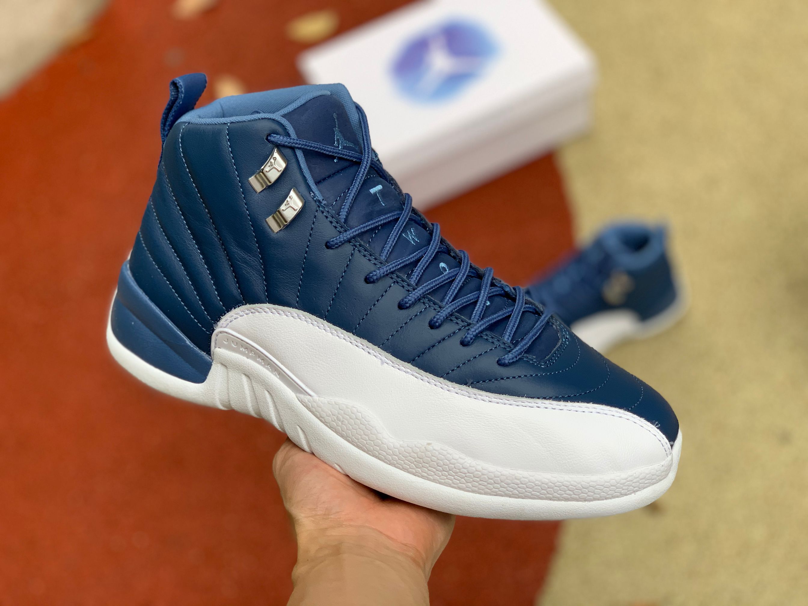 Air Jordan 12 Indigo Stone Blue Release Date 130690 404 13 - www.kickbulk.cc