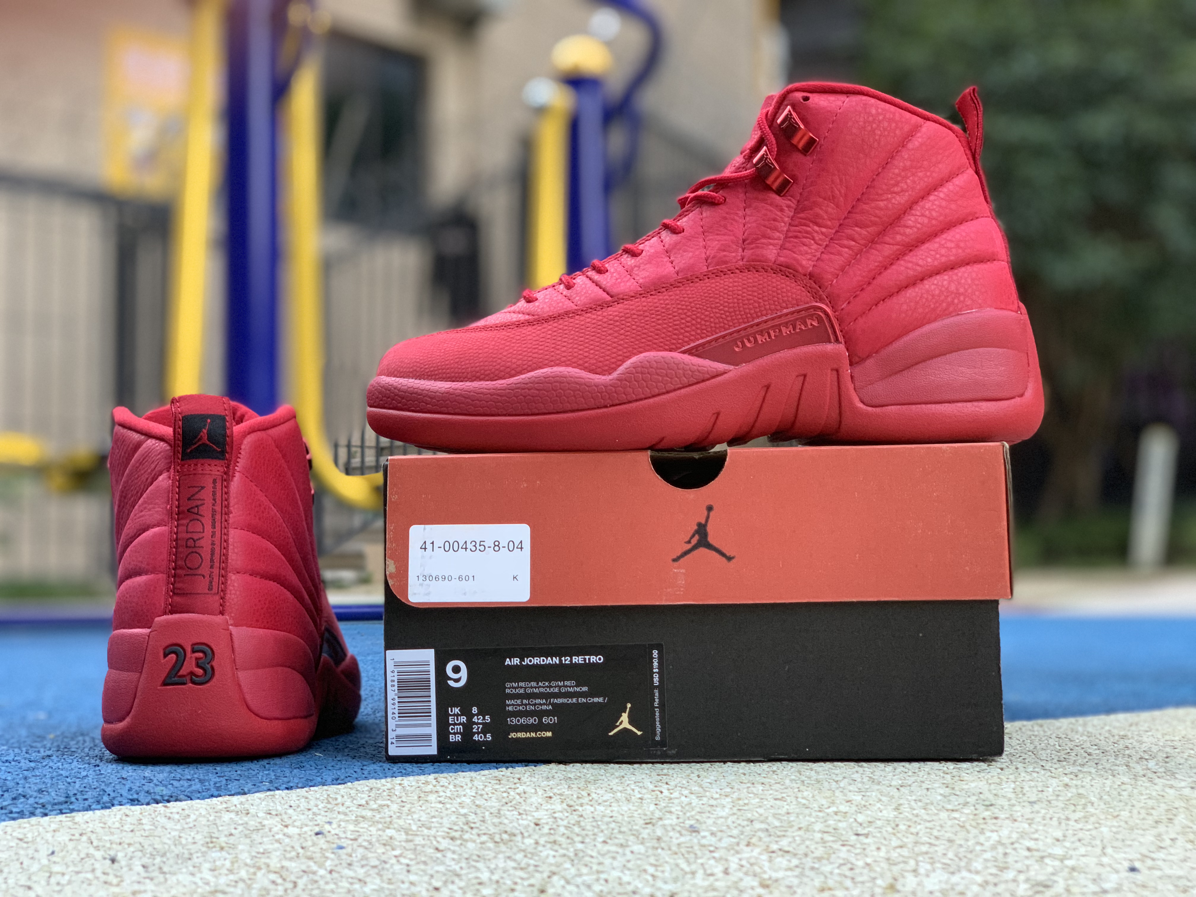 Nike Air Jordan 12 Gym Red 2018 Bulls Black Friday 130690 601 6 - www.kickbulk.cc