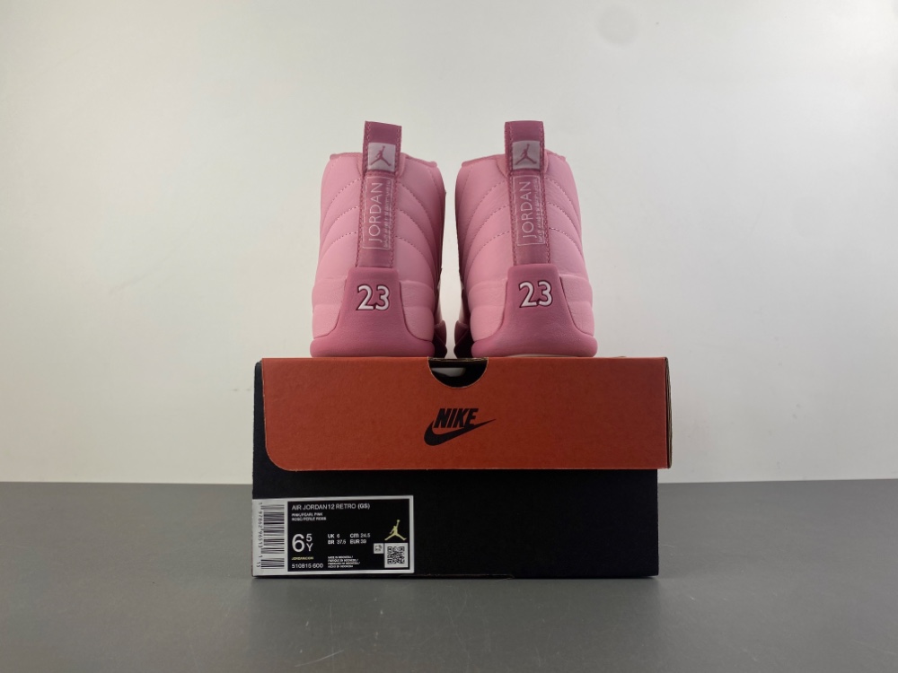 Air Jordan 12 Retro Gs Pearl Pink 510815 600 12 - www.kickbulk.cc