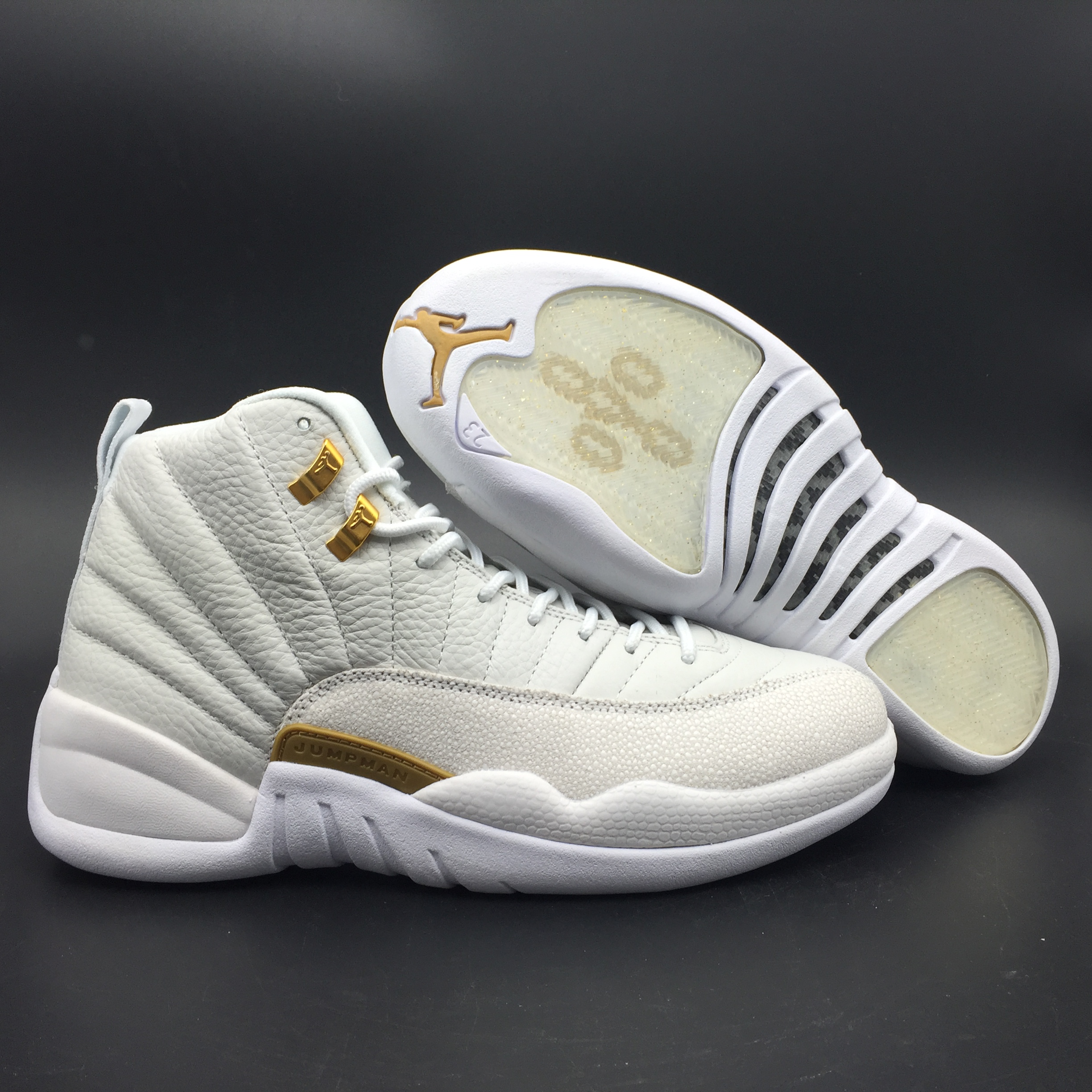 Air Jordan 12 Retro Ovo White Metallic Gold 873864 102 3 - www.kickbulk.cc