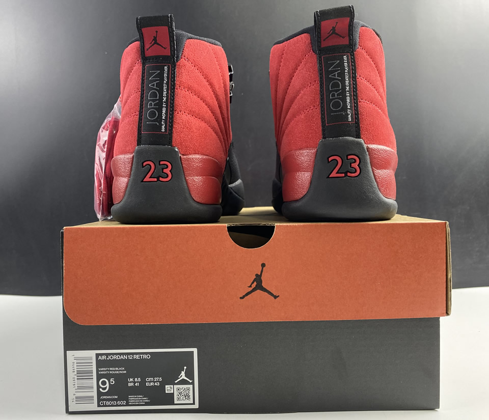 Air Jordan 12 Retro Reverse Flu Game Ct8013 602 21 - www.kickbulk.cc