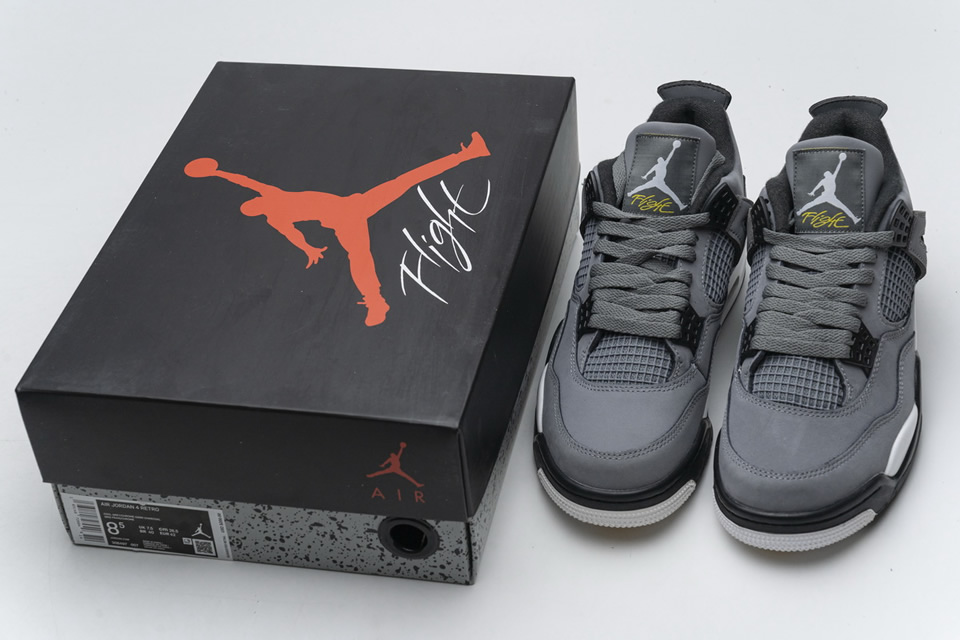 Nike Air Jordan 4 Retro Cool Grey 308497 007 3 - www.kickbulk.cc