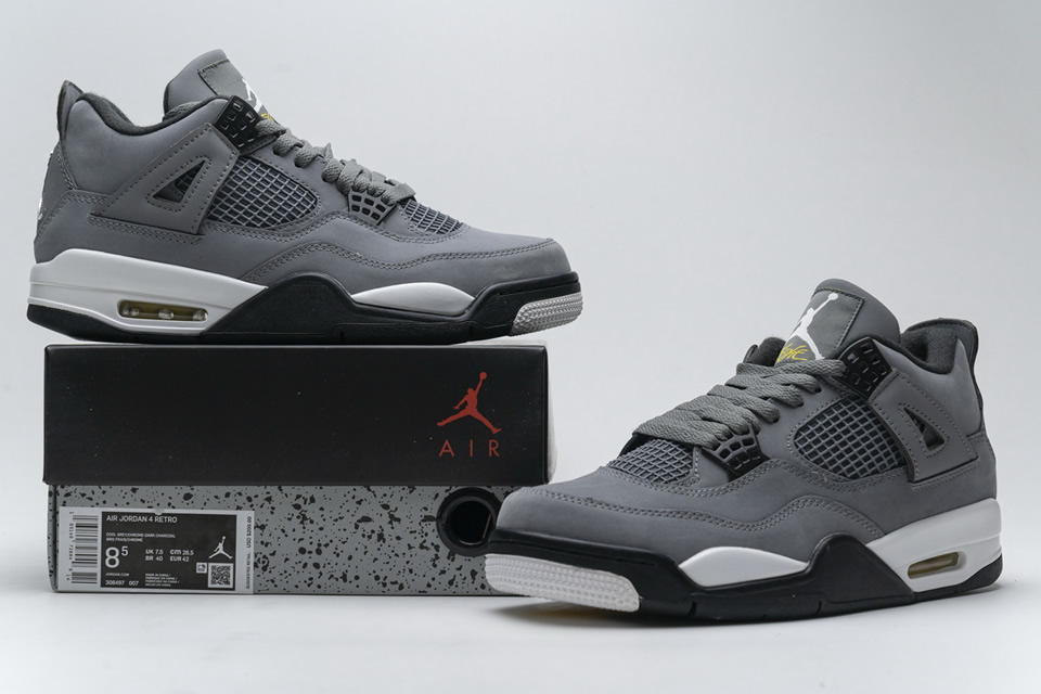 Nike Air Jordan 4 Retro Cool Grey 308497 007 6 - www.kickbulk.cc