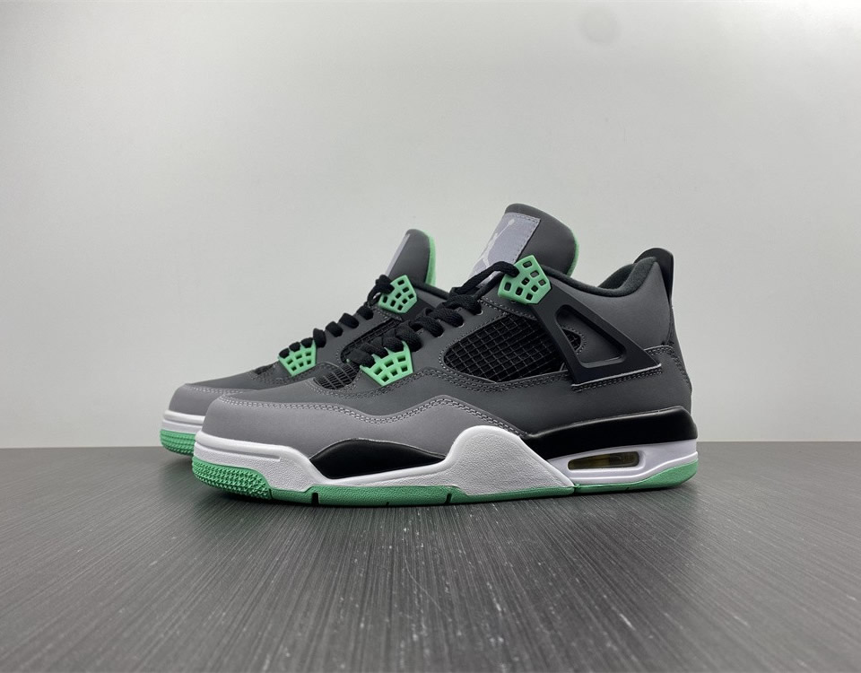 Air Jordan 4 Retro Green Glow 308497 033 6 - www.kickbulk.cc