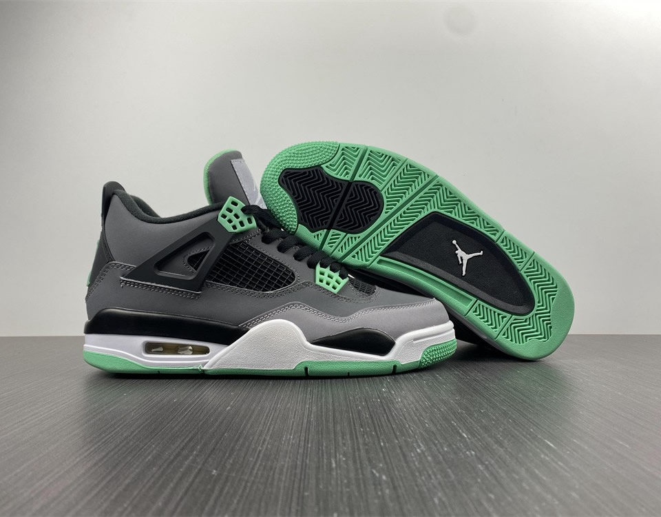 Air Jordan 4 Retro Green Glow 308497 033 7 - www.kickbulk.cc