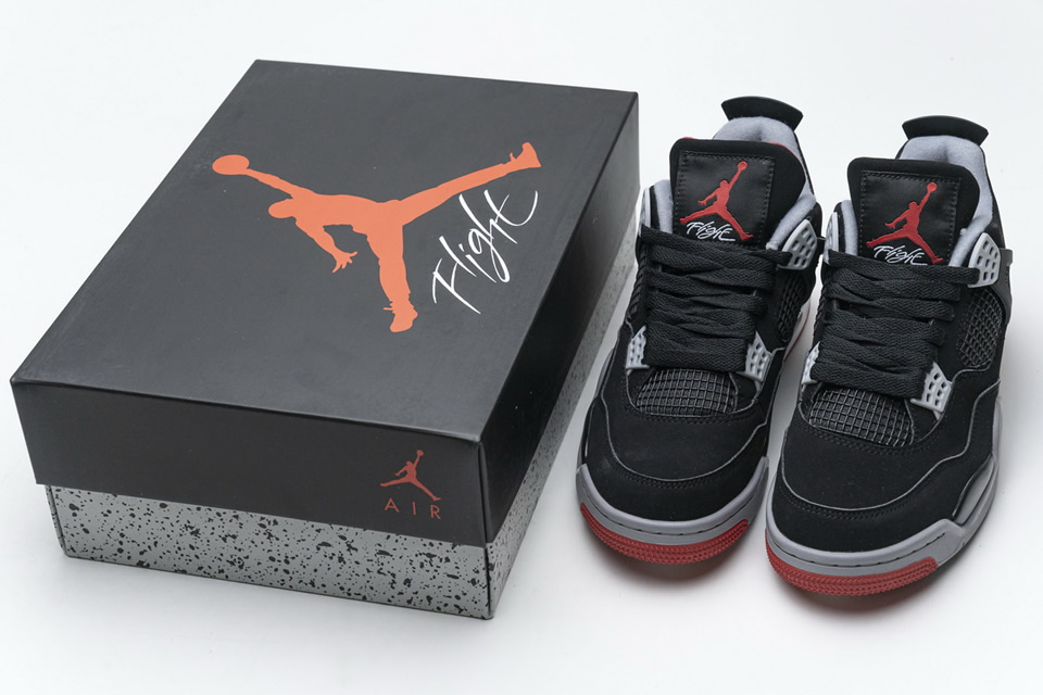 Nike Air Jordan 4 Retro Bred 308497 060 8 - www.kickbulk.cc