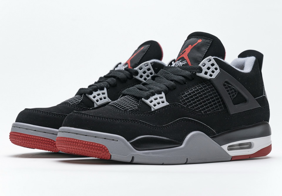 Nike Air Jordan 4 Retro Bred 308497 060 9 - www.kickbulk.cc