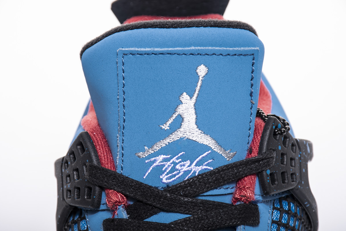 Nike Travis Scott Cactus Jack X Air Jordan 4 Houston Oilers 308497 406 12 - www.kickbulk.cc