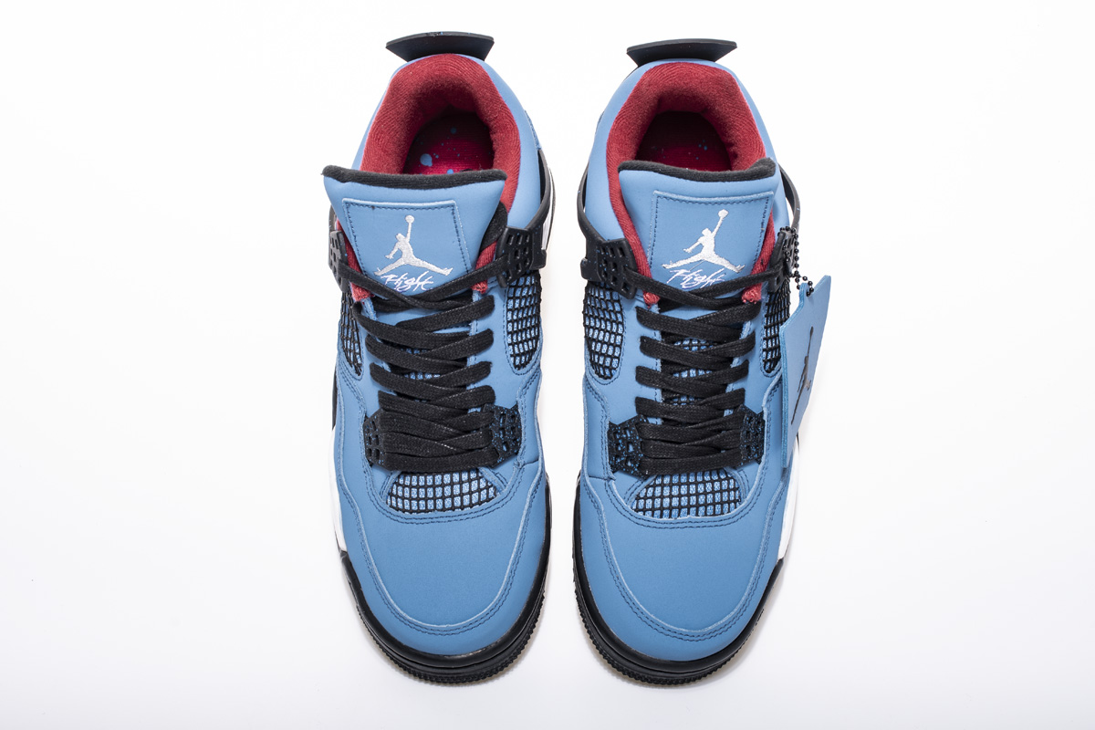 Nike Travis Scott Cactus Jack X Air Jordan 4 Houston Oilers 308497 406 2 - www.kickbulk.cc