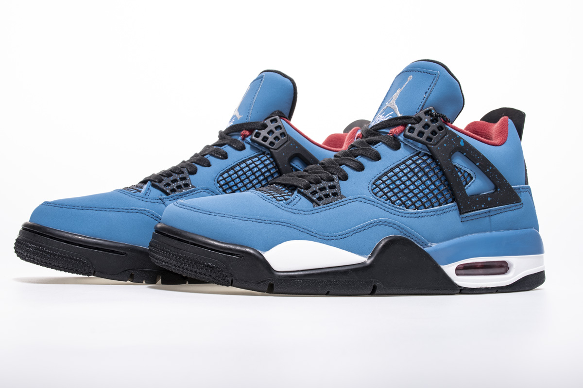 Nike Travis Scott Cactus Jack X Air Jordan 4 Houston Oilers 308497 406 4 - www.kickbulk.cc