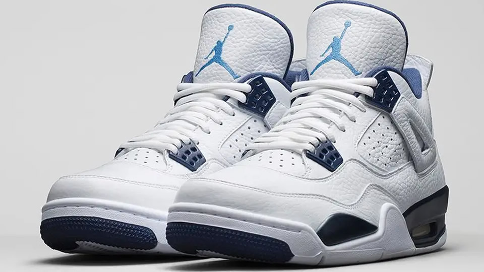 Nike Air Jordan 4 Retro Columbia Legend Blue 2015 314254 107 11 - www.kickbulk.cc