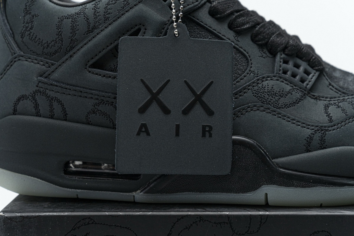 Nike Air Jordan 4 Retro Kaws Black 930155 001 18 - www.kickbulk.cc