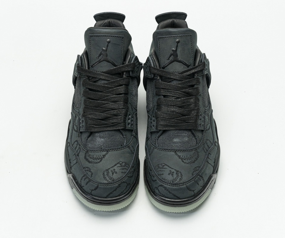 Nike Air Jordan 4 Retro Kaws Black 930155 001 2 - www.kickbulk.cc