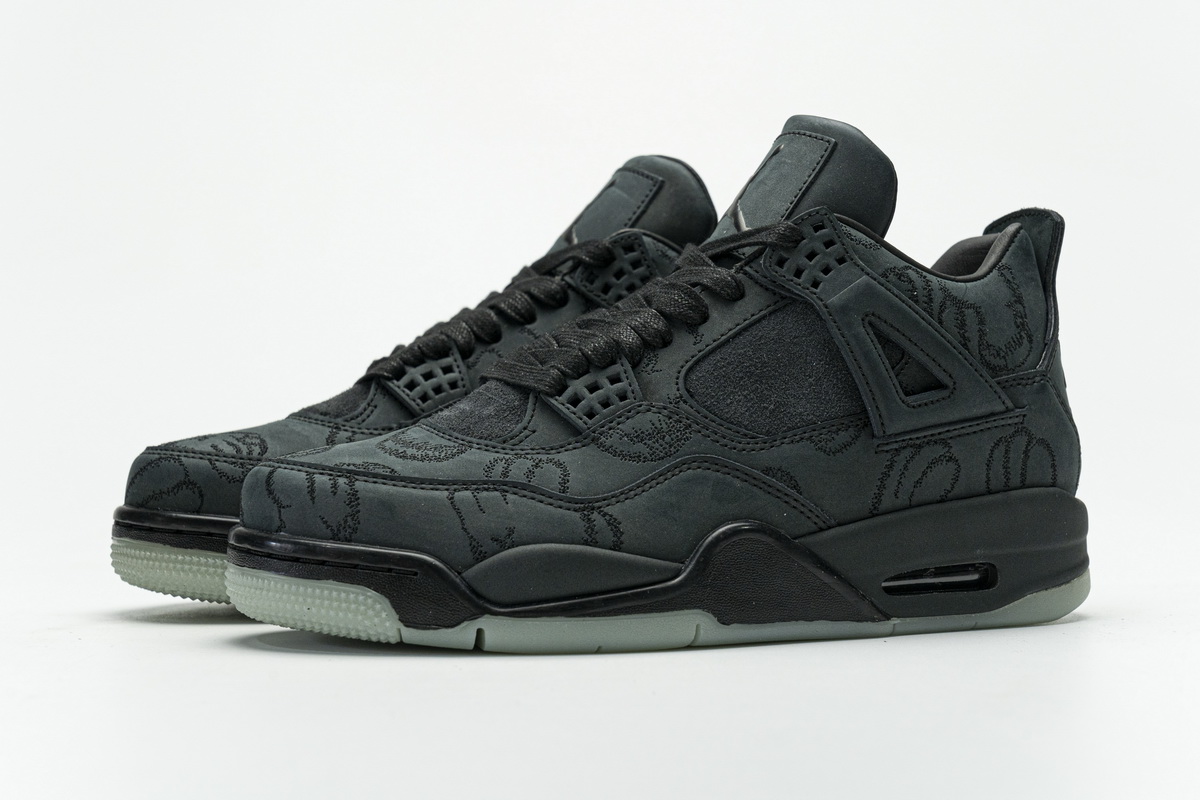 Nike Air Jordan 4 Retro Kaws Black 930155 001 5 - www.kickbulk.cc