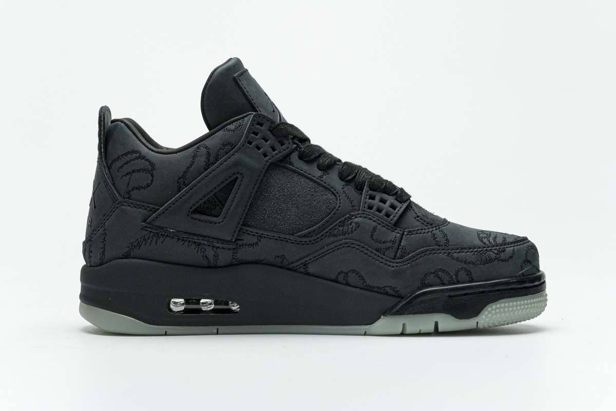 Nike Air Jordan 4 Retro Kaws Black 930155 001 8 - www.kickbulk.cc