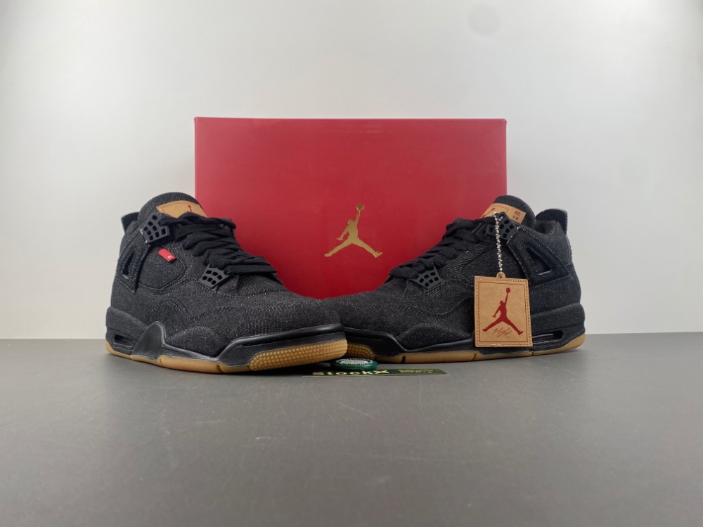 Air Jordan 4 Retro Levis Black Jeans A02571 001 12 - www.kickbulk.cc