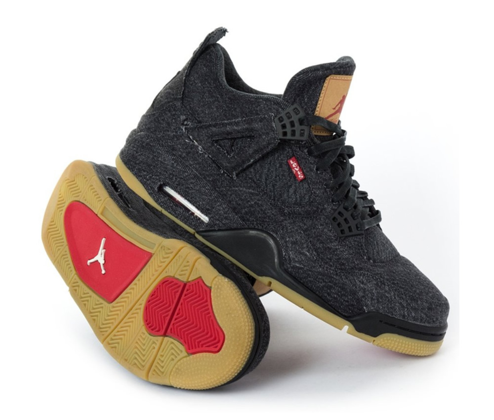 Air Jordan 4 Retro Levis Black Jeans A02571 001 3 - www.kickbulk.cc