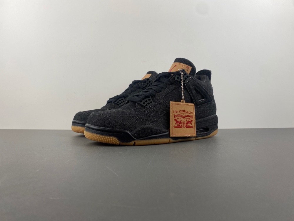 Air Jordan 4 Retro Levis Black Jeans A02571 001 6 - www.kickbulk.cc