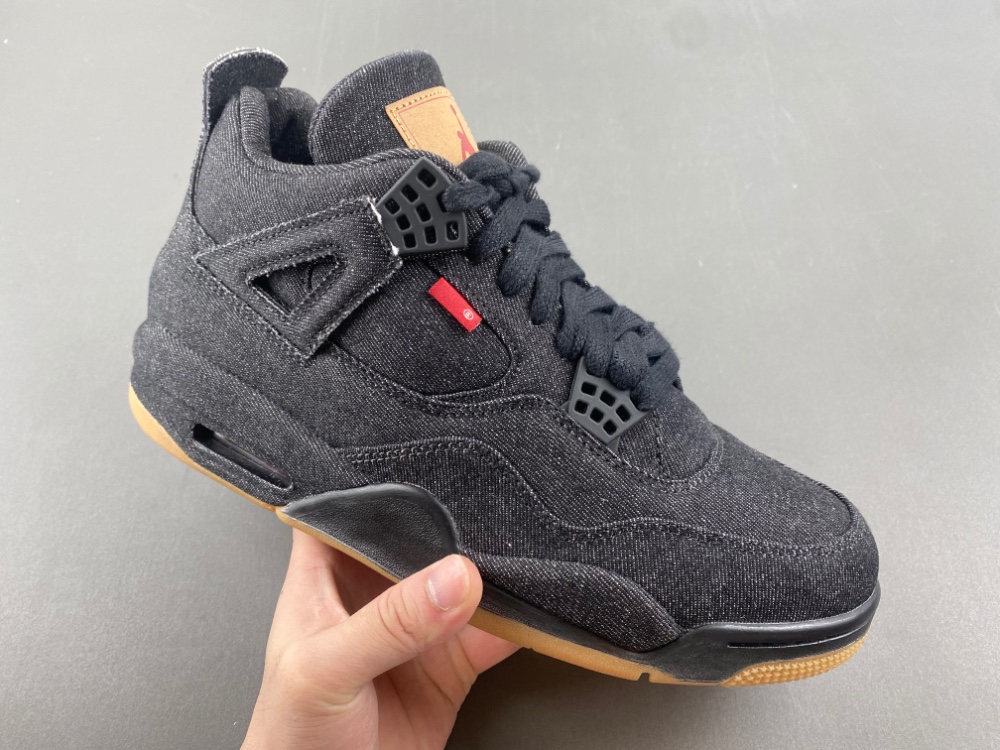 Air Jordan 4 Retro Levis Black Jeans A02571 001 9 - www.kickbulk.cc