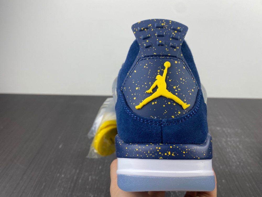 Air Jordan 4 Retro Michigan Wolverines Pe Aj4 1036660 12 - www.kickbulk.cc