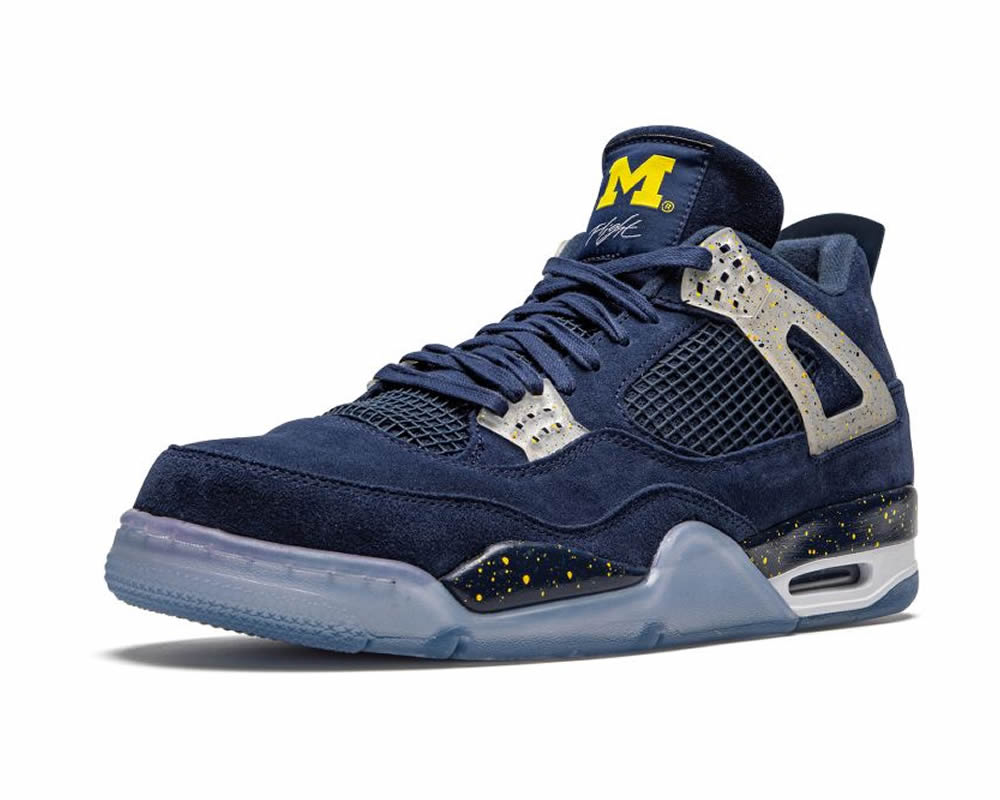 Air Jordan 4 Retro Michigan Wolverines Pe Aj4 1036660 4 - www.kickbulk.cc