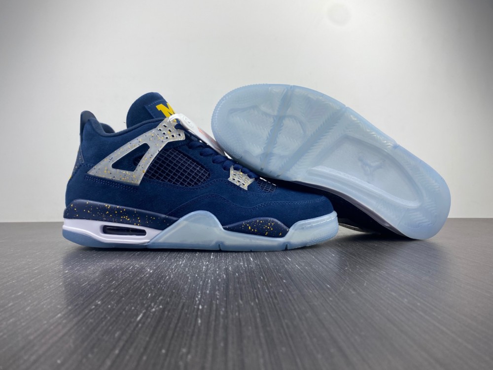 Air Jordan 4 Retro Michigan Wolverines Pe Aj4 1036660 7 - www.kickbulk.cc