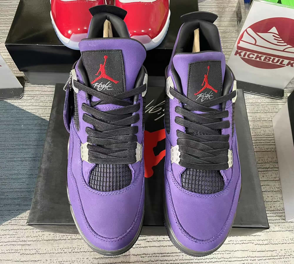 Travis Scott Air Jordan 4 Retro Purple Nike 766302 2 - www.kickbulk.cc