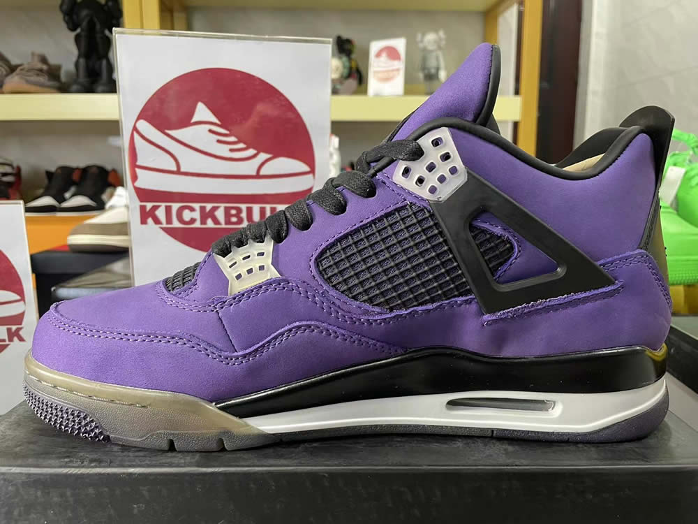 Travis Scott Air Jordan 4 Retro Purple Nike 766302 7 - www.kickbulk.cc