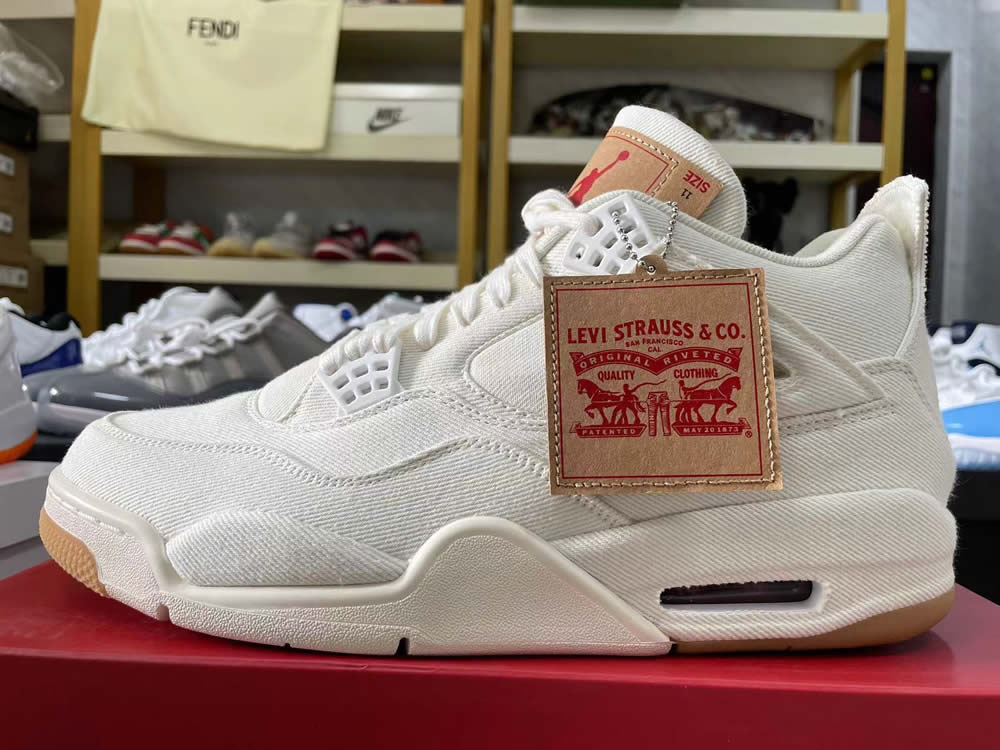 Levis Air Jordan 4 Retro White Denim Ao2571 100 13 - www.kickbulk.cc