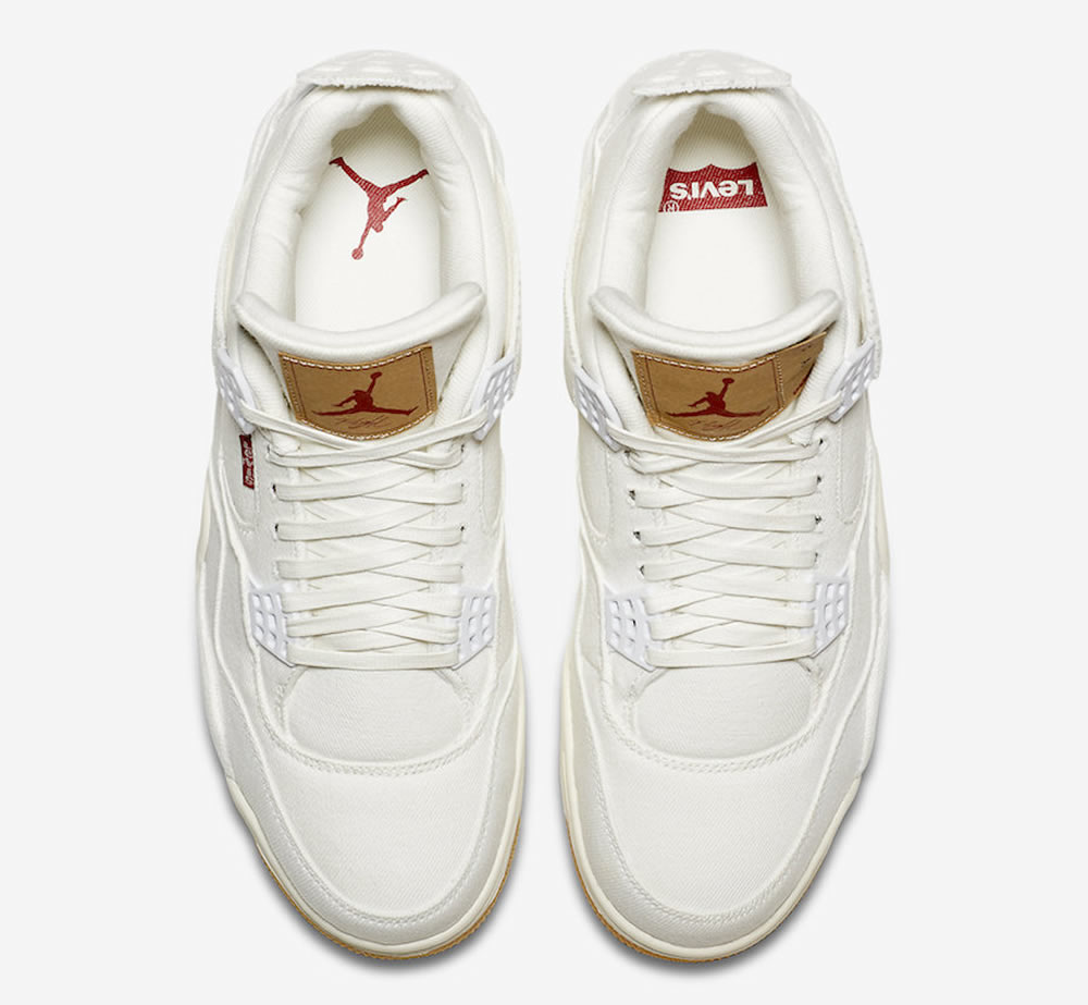 Levis Air Jordan 4 Retro White Denim Ao2571 100 2 - www.kickbulk.cc